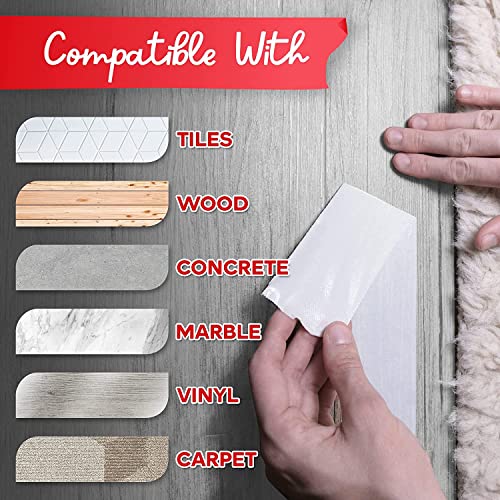 Double Sided Carpet Tape 2 Inch x 30 Yards Residue-Free D357
