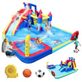 Inflatable Water Park with Splash Pool and Blower M414178