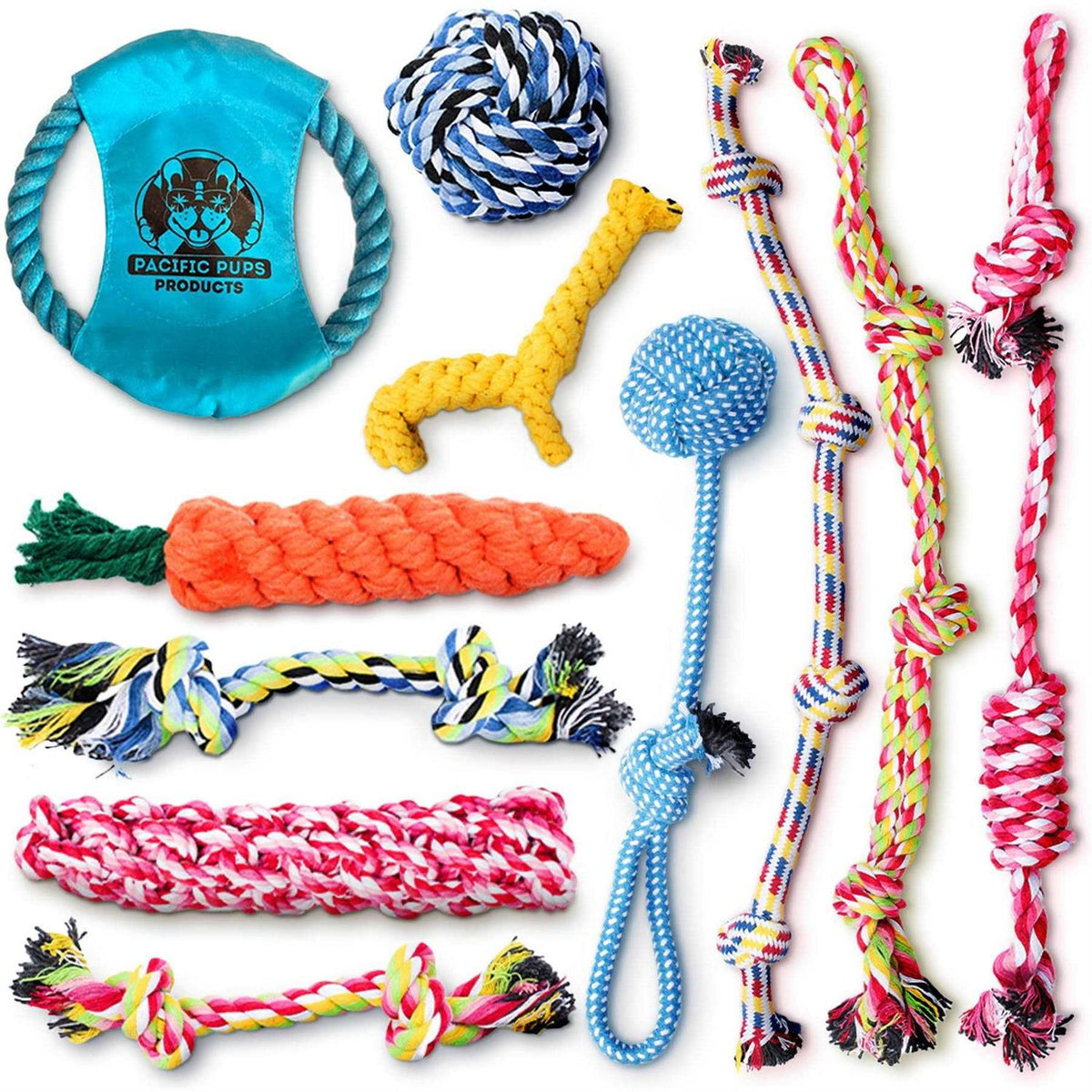 Dog Rope Toys Pack of 11 Teething Toys U665403