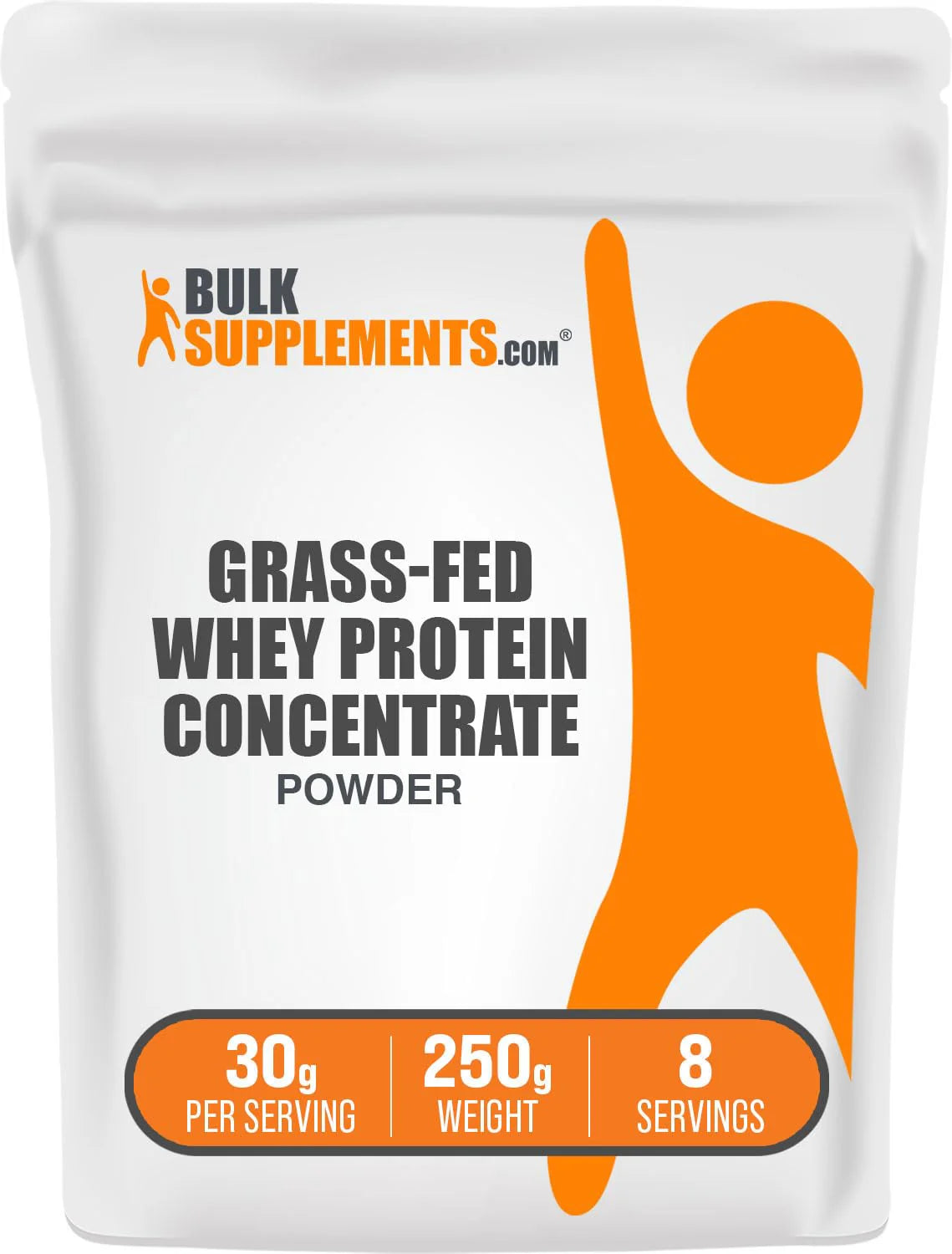 Unflavored Grass Fed Whey Protein Concentrate Gluten Free 250g H711197