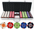500pc Clay Poker Chips Set K9290