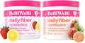 Strawberry Lemonade & Tropical Breeze Fiber Supplement with Collagen, Probiotics & Electrolytes V5696