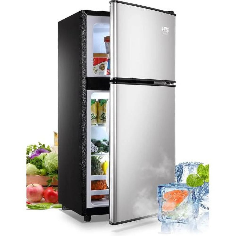 3.5 Cubic Feet Mini Fridge with Freezer and 2 Door X1442