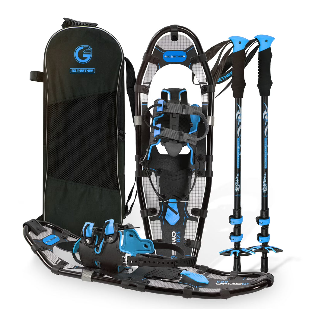 25 Inches Light Weight Snowshoes with Trekking Poles O34097