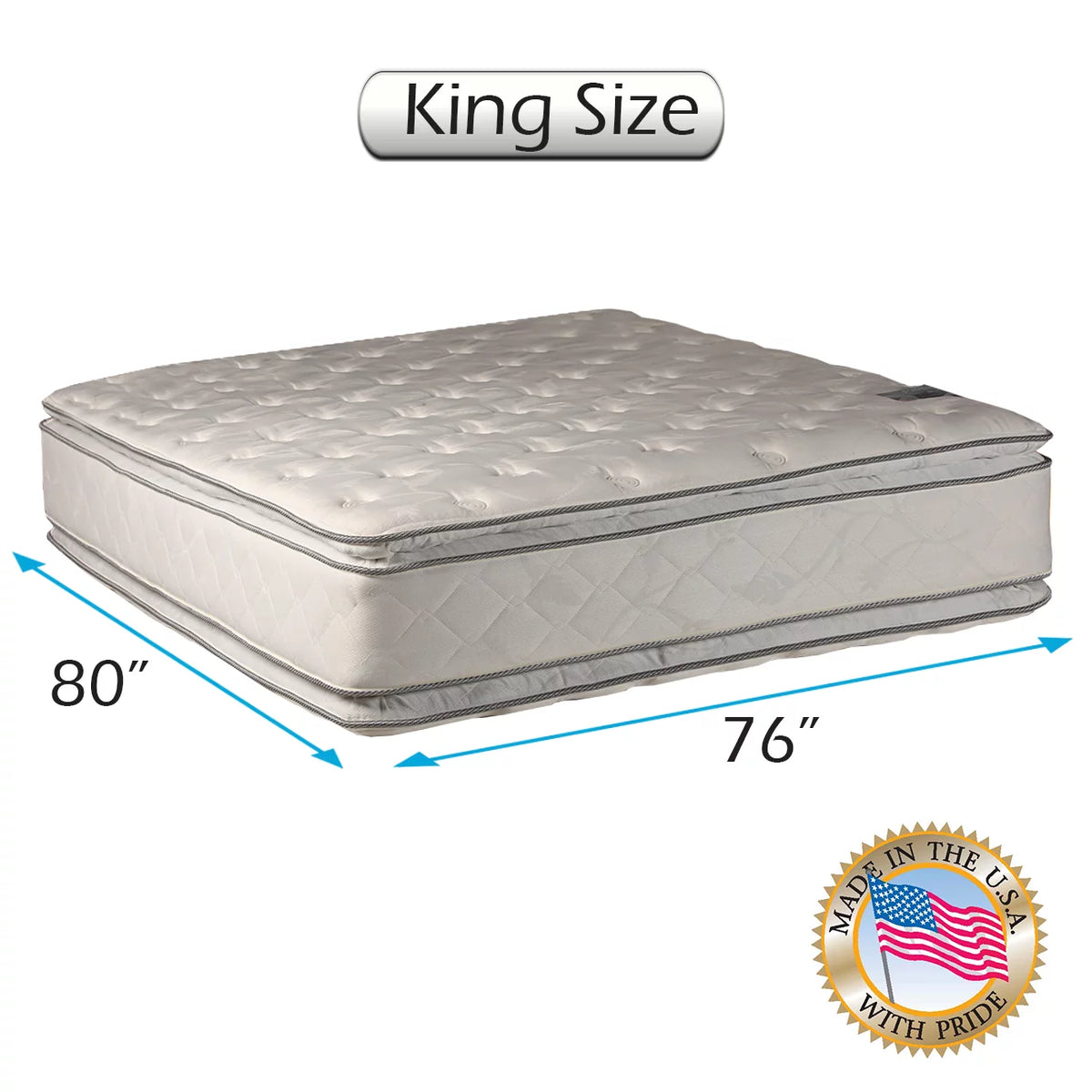 King Pillow Top Mattress W475
