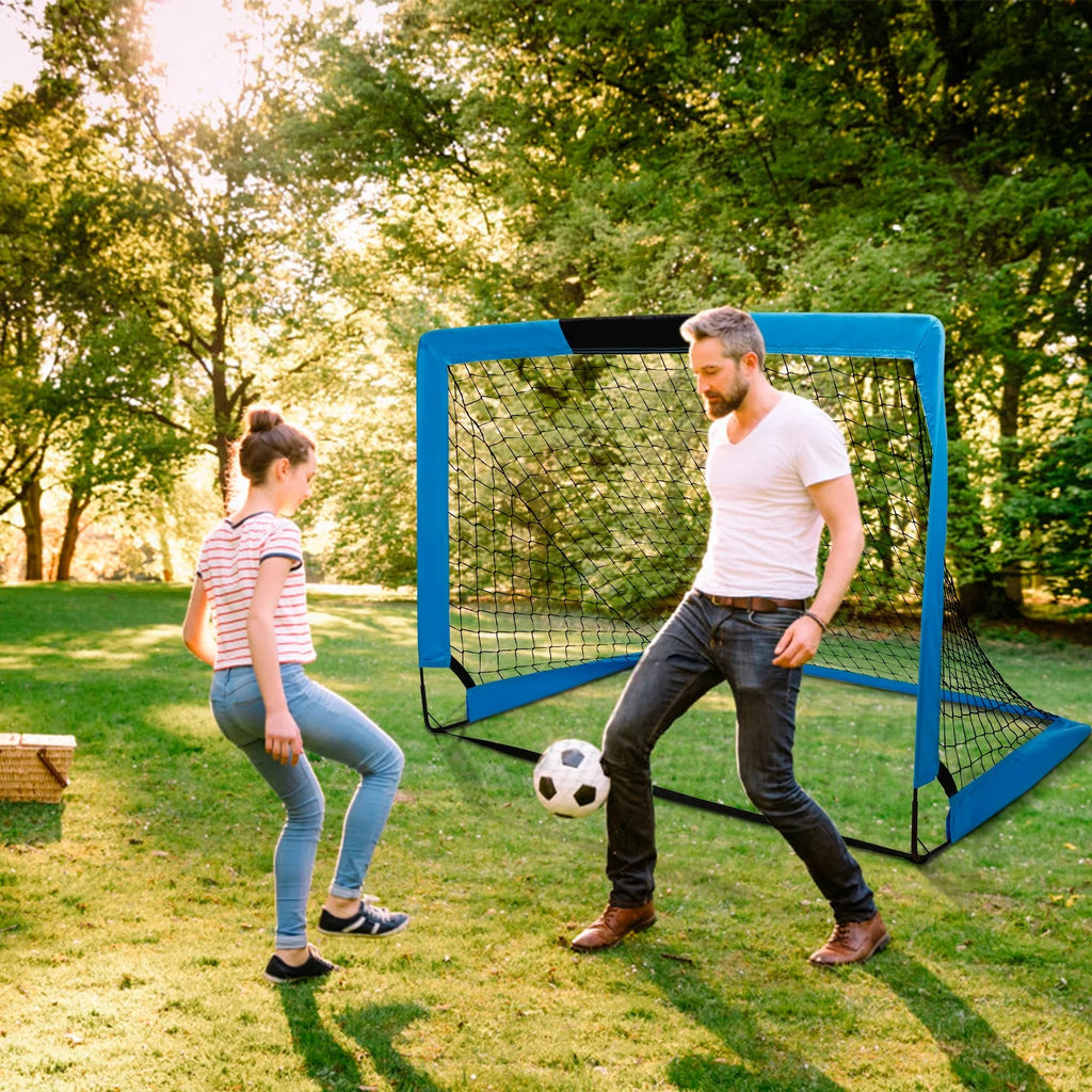 Set of 2 Folding Soccer Goals P843368