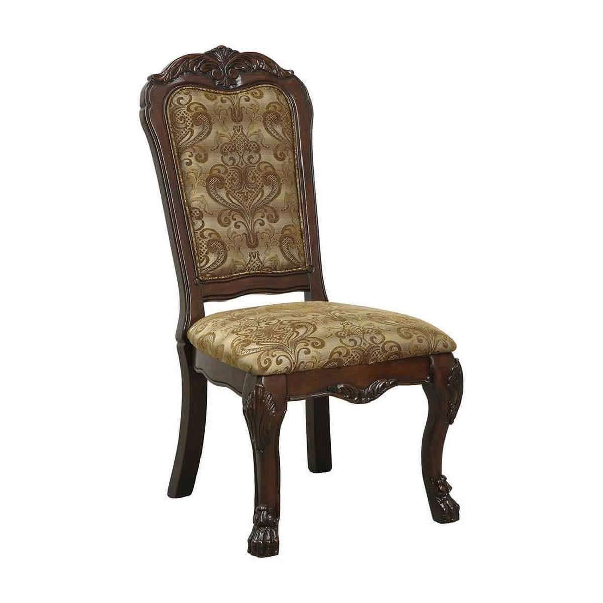 Solid Wood Padded Dining Chair Set of 2 H39930