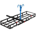 Red Heavy-Duty Hitch-Mount Bike Rack for 2 Electric Fat-Tire Bicycles G500274