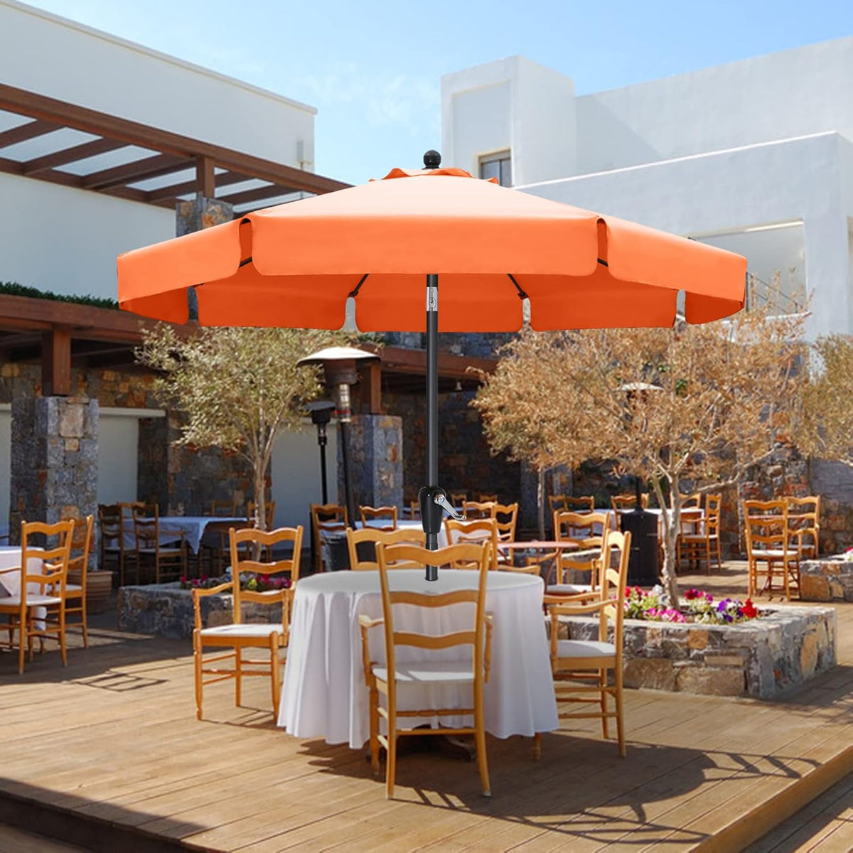 10' Blue Patio Umbrellas X699858