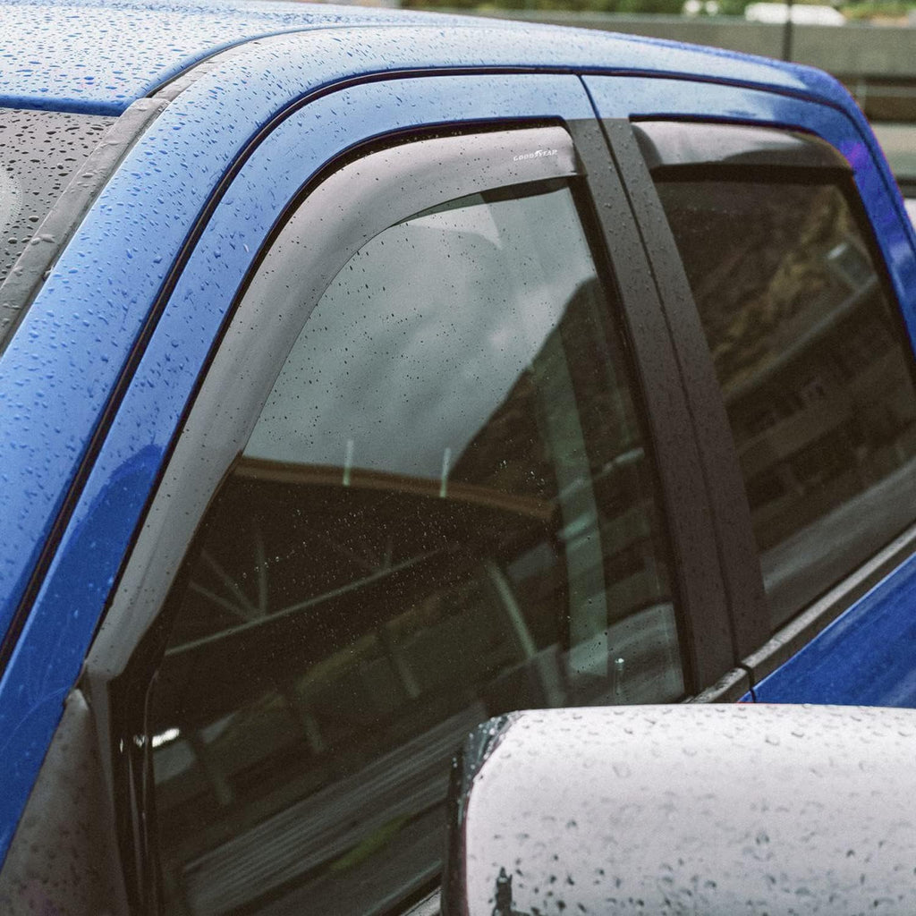 Shatterproof in-Channel Window Deflectors for Trucks 4 pcs V1310
