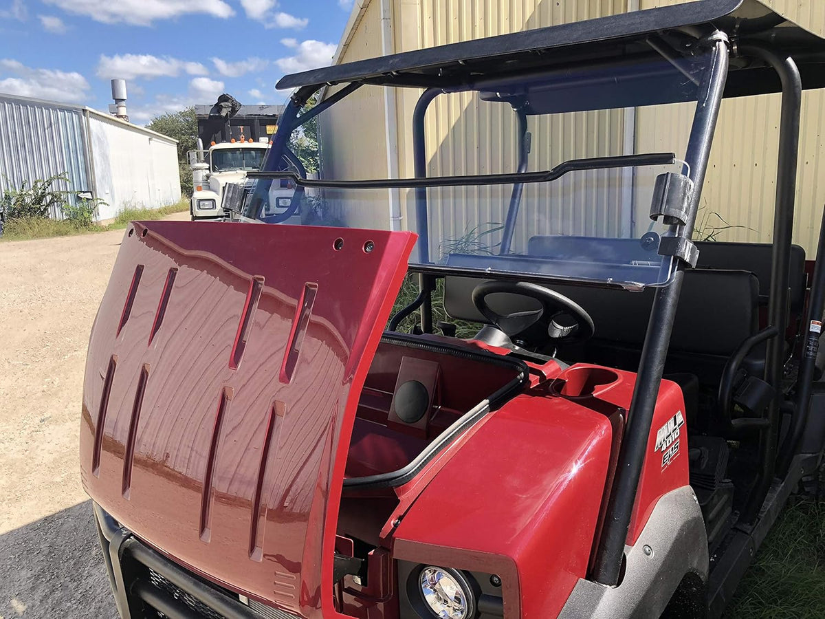 1/4 Polycarbonate Flip Up Windshield for Kawasaki Mule 4000 4010 E22127