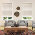 White 69x22 Faux Wood Blinds L91351