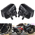 Black Left & Right Side Saddlebag Swingarm Saddle Bags A7729