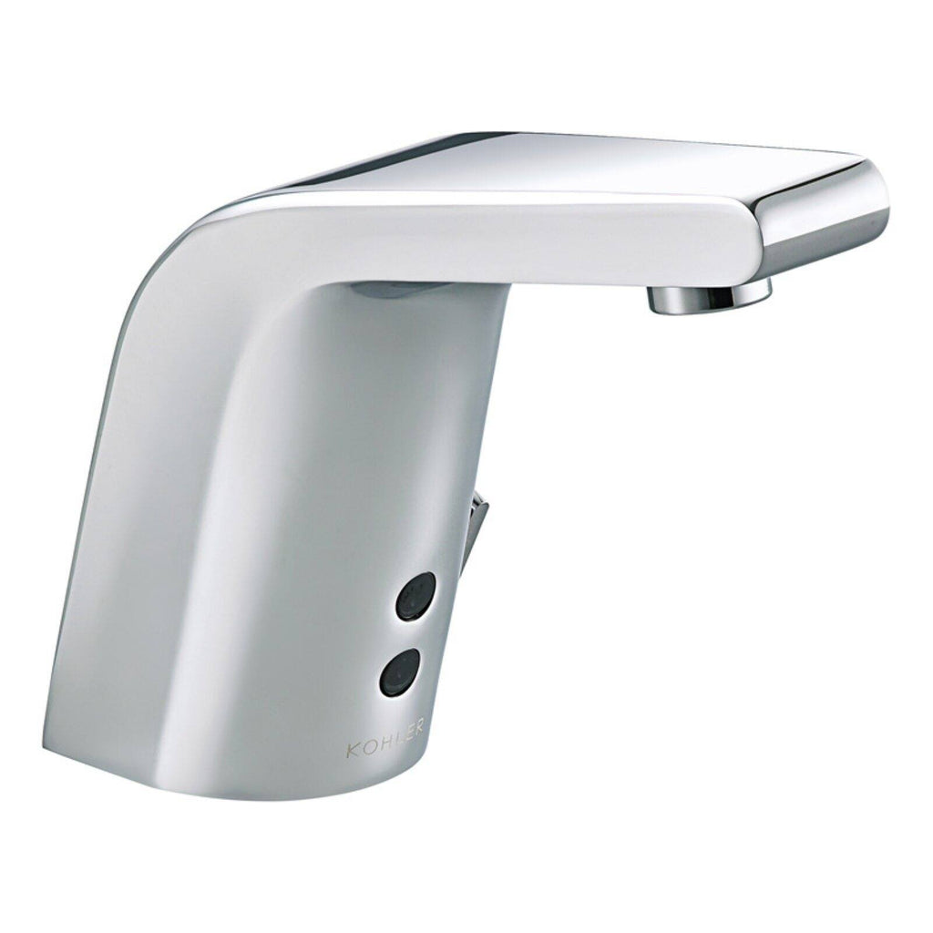 Polished Chrome Touchless Deck Mount Faucet with Mixer T13898