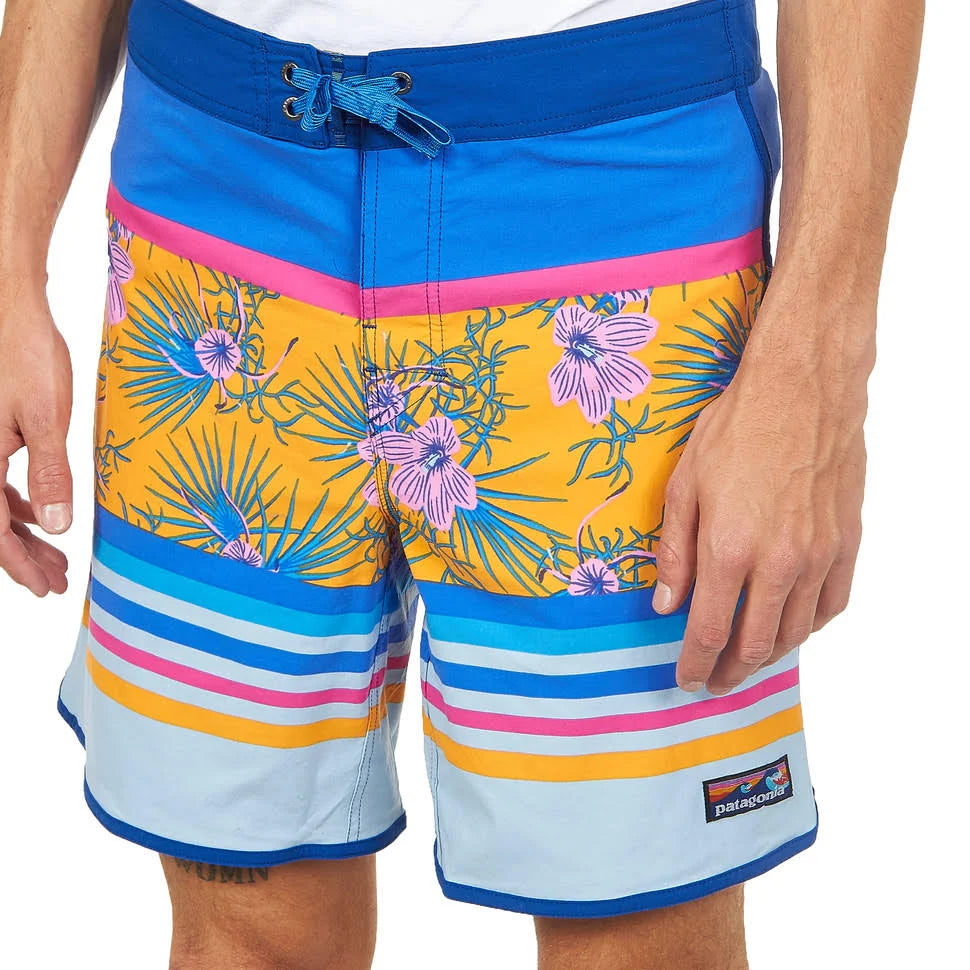 Scallop Hem Stretch Wavefarer Boardshorts - Saffron - 32 M2149