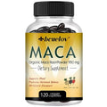 Organic Maca Root Powder Capsules with Black Red Yellow Peruvian Maca Root Extract 120 Softgles R827798