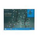 Green Wire LED Christmas Cluster Light Set E215
