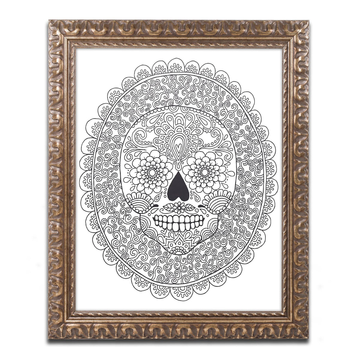 Gold Ornate Frame 11x14-Inch Art W6274