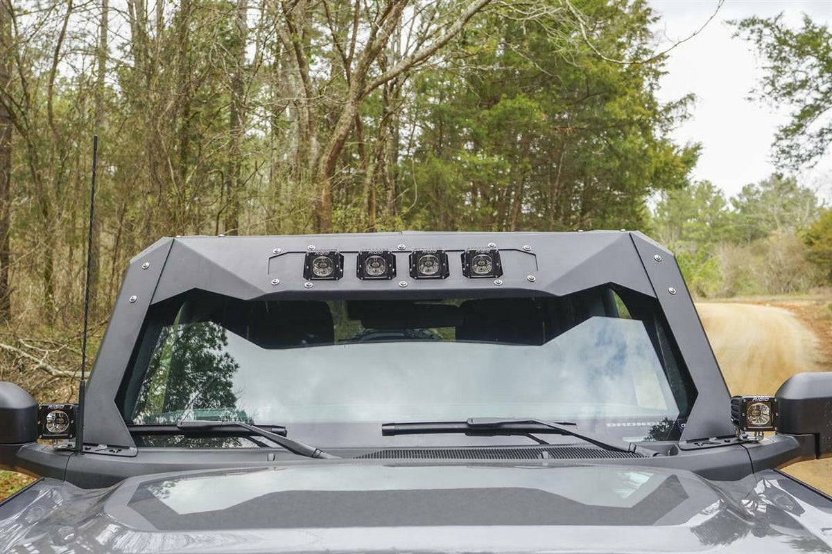 Black ViCowl Windshield Protection for Ford Bronco K41719