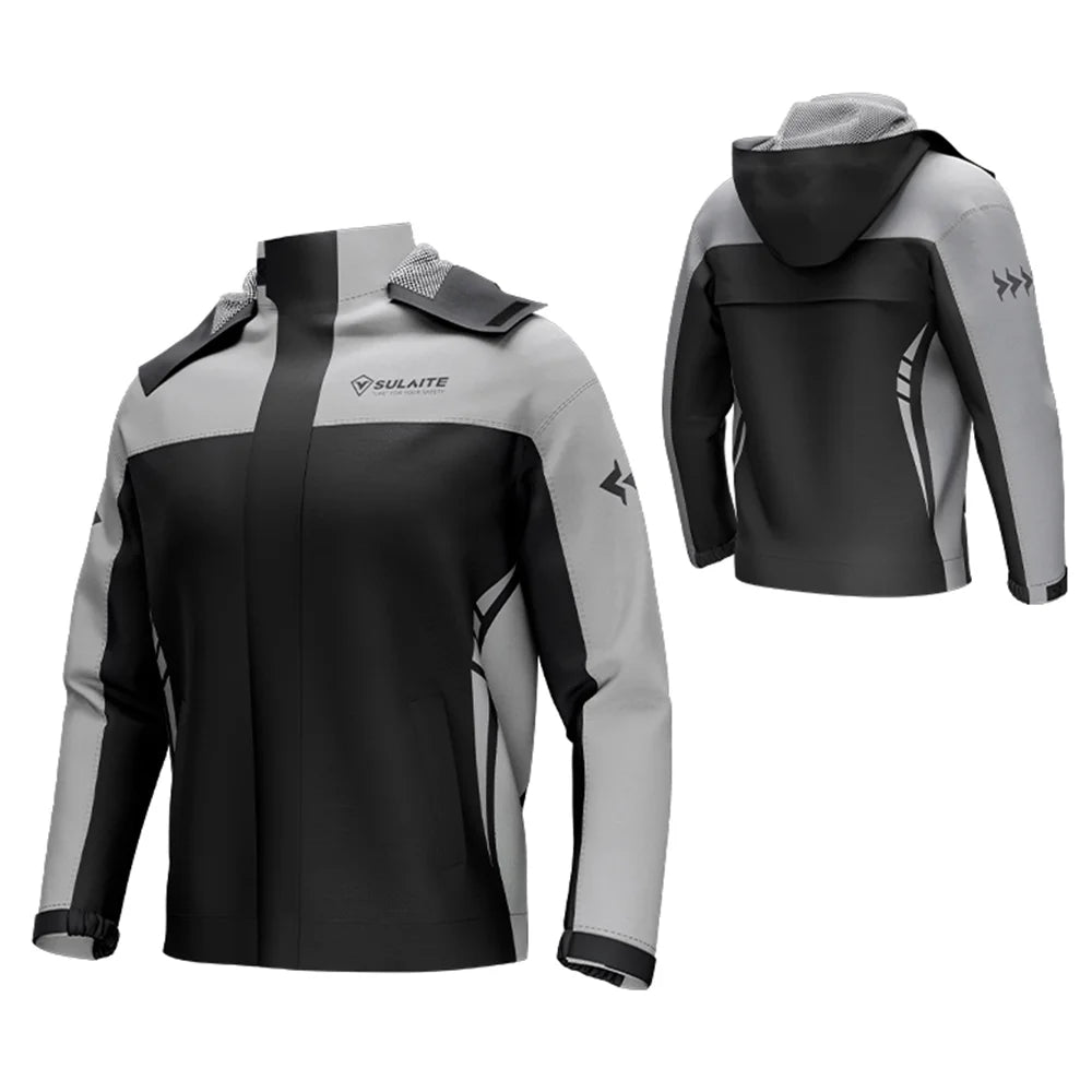 Waterproof Motorcycle Rain Suit Jacket and Pants with Storage Bag Z2153