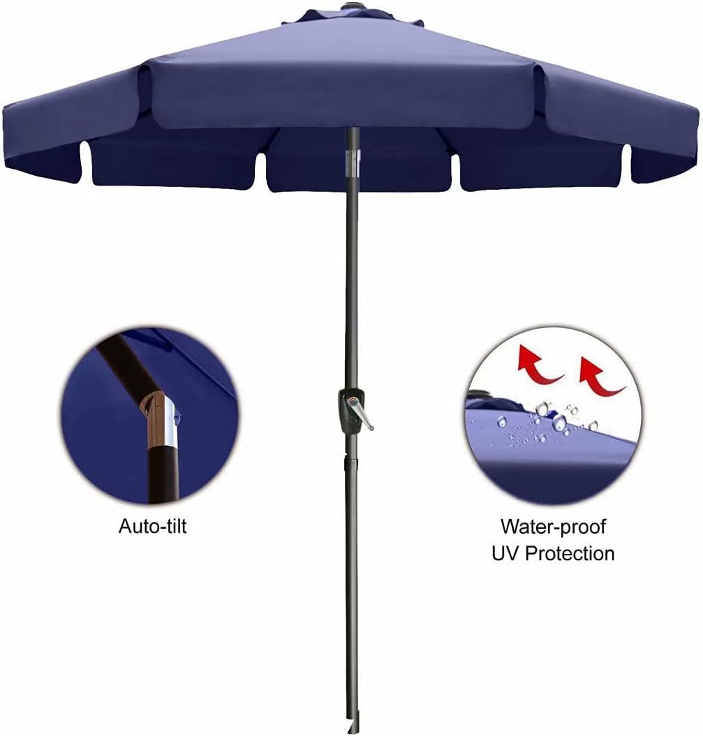 10' Blue Patio Umbrellas X699858