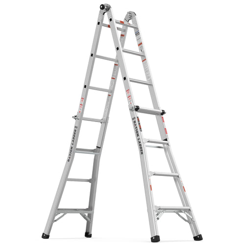 17ft Multi-position Aluminum Folding Ladder Y354426