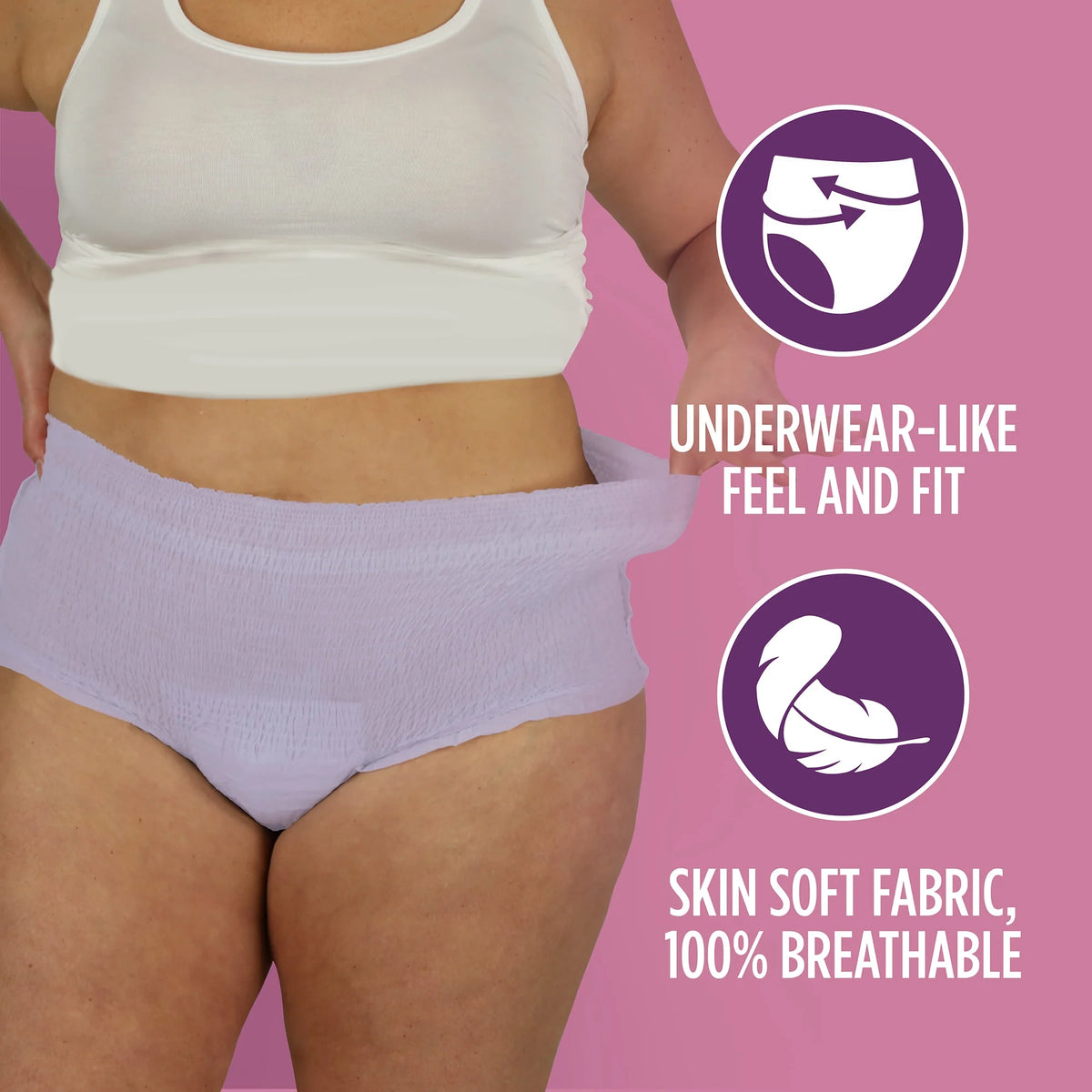 Women's Incontinence & Postpartum Underwear, 2XL, Maximum Absorbency (54 Count) Y932