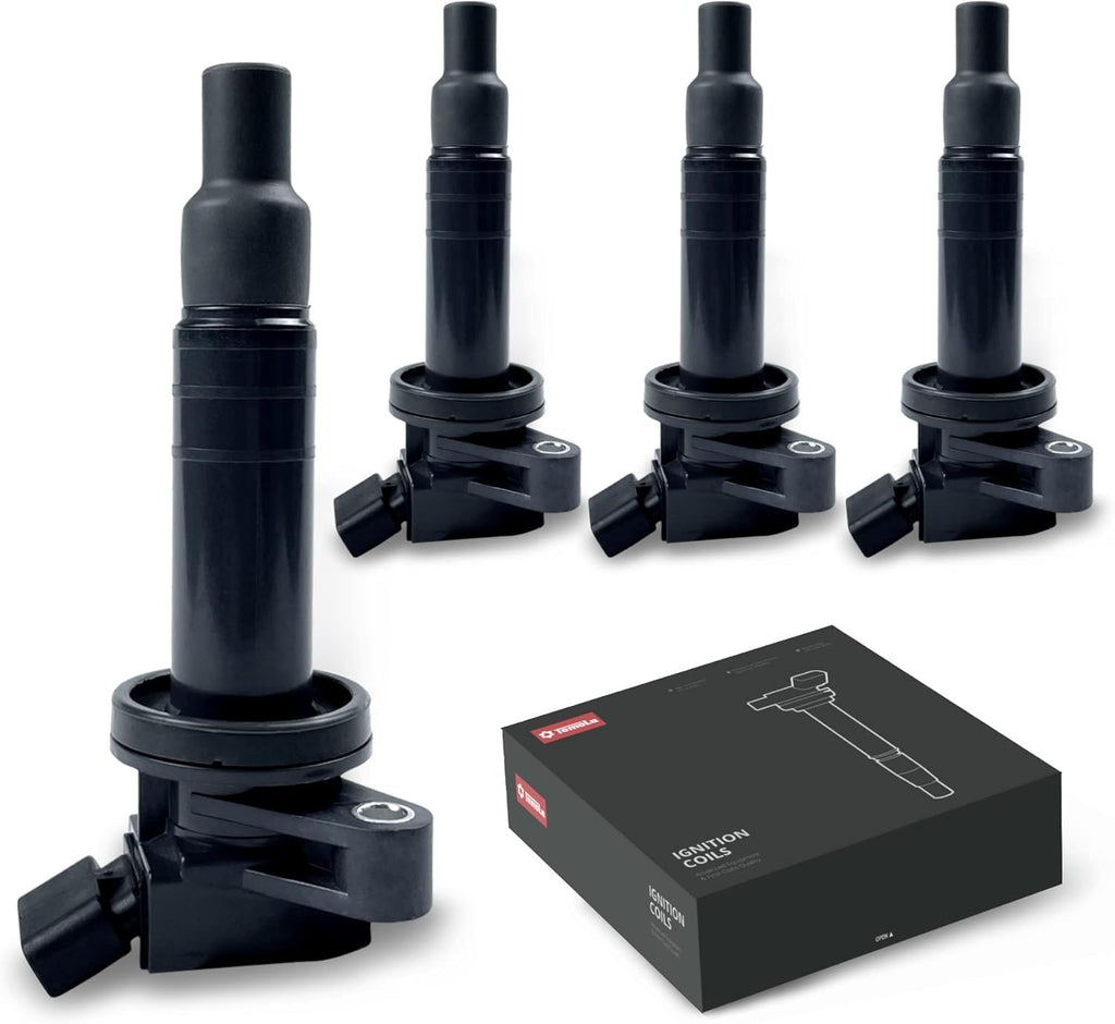 Set of 4 Ignition Coil for Toyota Celica Corolla Matrix MR2 1.8L L4, Chevrolet Prizm, Pontiac Vibe K91390