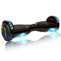6.5 inch Self Balancing 2 Wheel Hoverboard with LED Lights, Plating Black F5317