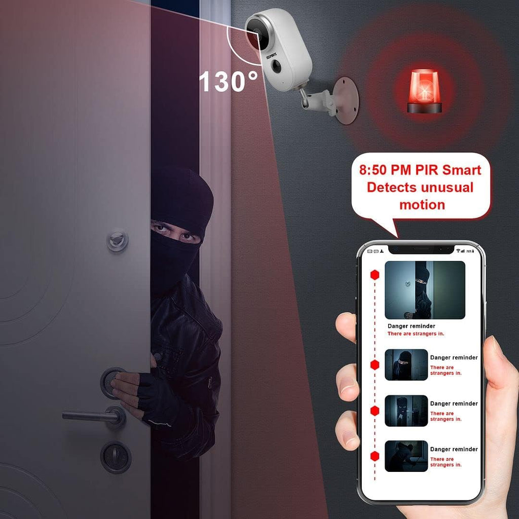 1080P HD Wireless Security Camera with Night Vision and Motion Detection C1292