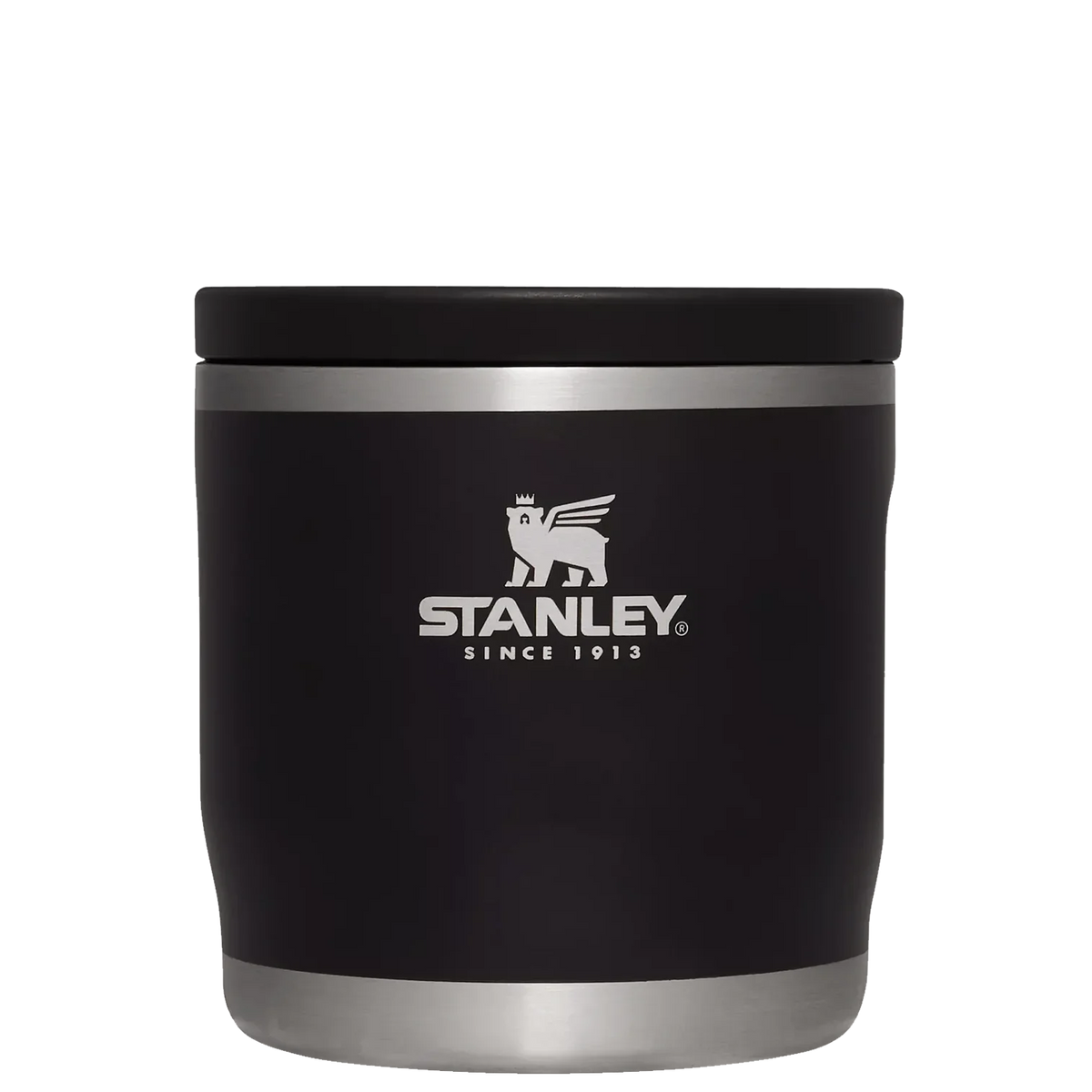 12oz Black Food Jar M295