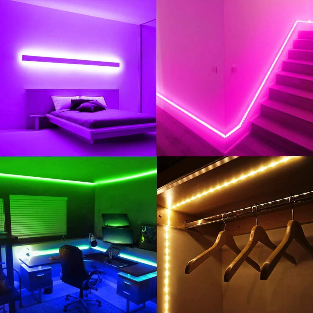 LED Strip Light 32.8ft with Remote Control and 12V Power Supply I679218