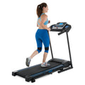 Folding Treadmill with Cushioned Deck and 3 Manual Incline Levels J822463