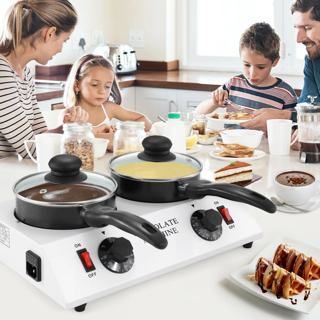 Chocolate Melting Pot, Double Pots Electric Melter A240