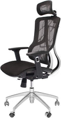 Black Ergonomic Mesh Office Chair with Headrest and 3D Armrest V8951