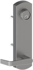 Satin Brass Door Lever Escutcheon Z825