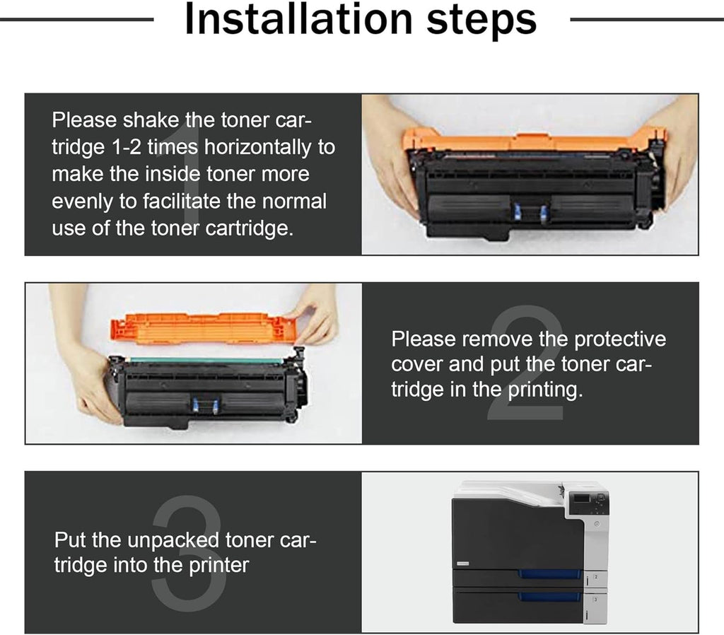 Compatible 650A CE271A Remanufactured Toner Cartridge for HP CP5525 M750 Printer (1 Pack, Cyan) T72095