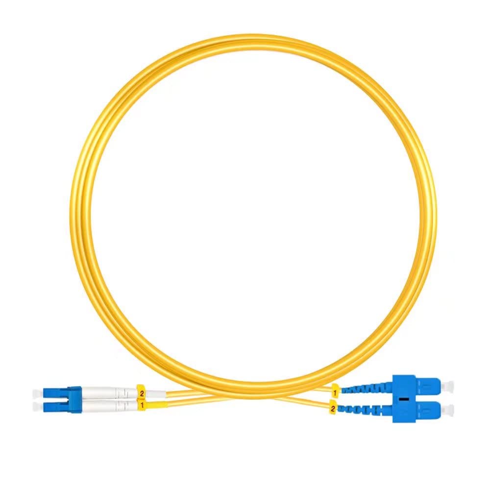 Fiber Optic Patch Cable Single Mode Duplex OS2 LC LC 0.5m Q98347