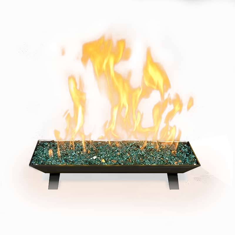 24x22 Pan Vented Burner with Strap Legs, Natural GAS W76480