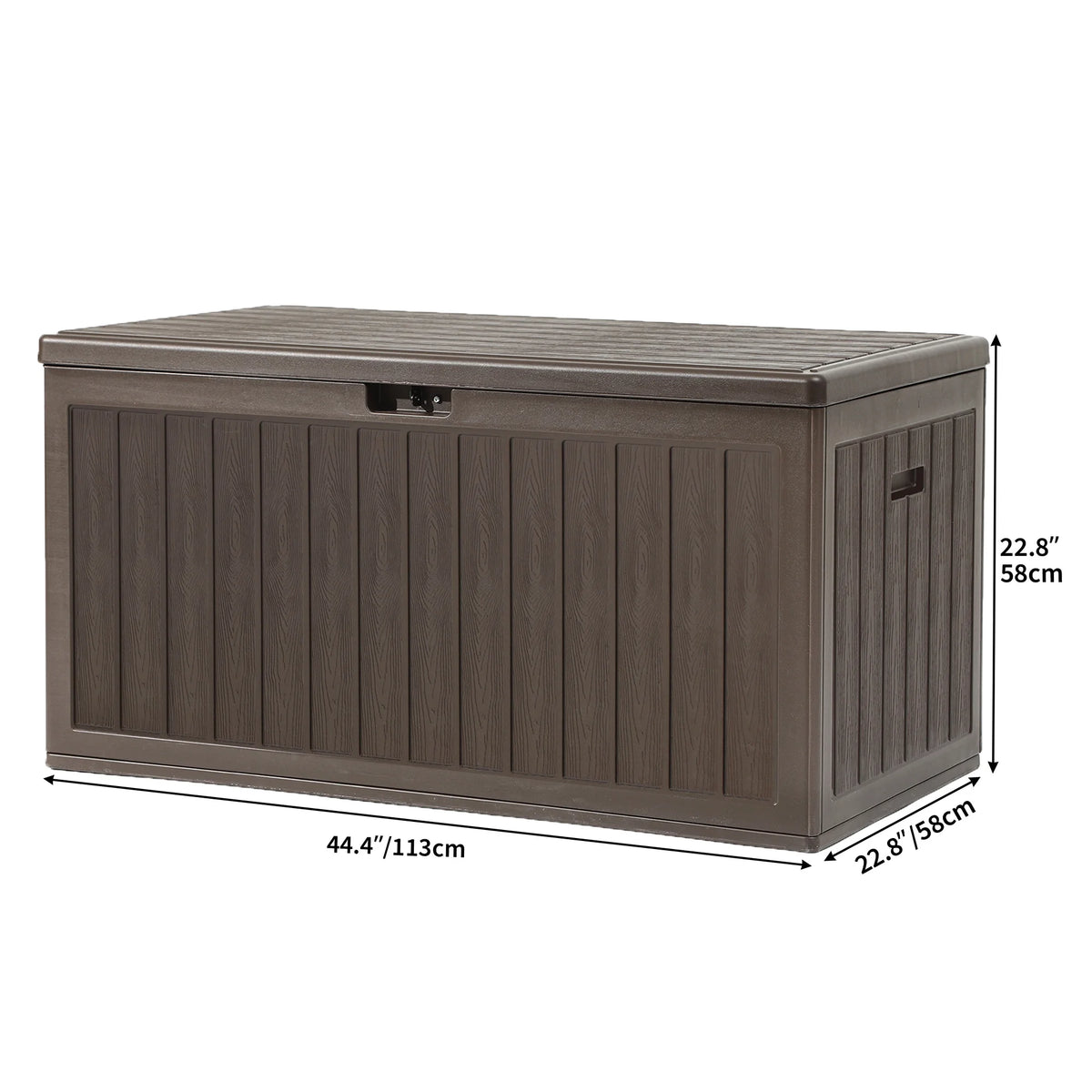 86 Gallon Double-Wall Resin Deck Box D14824