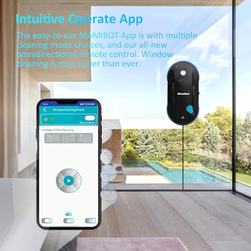 Black Automatic Window Cleaner Robot C162348