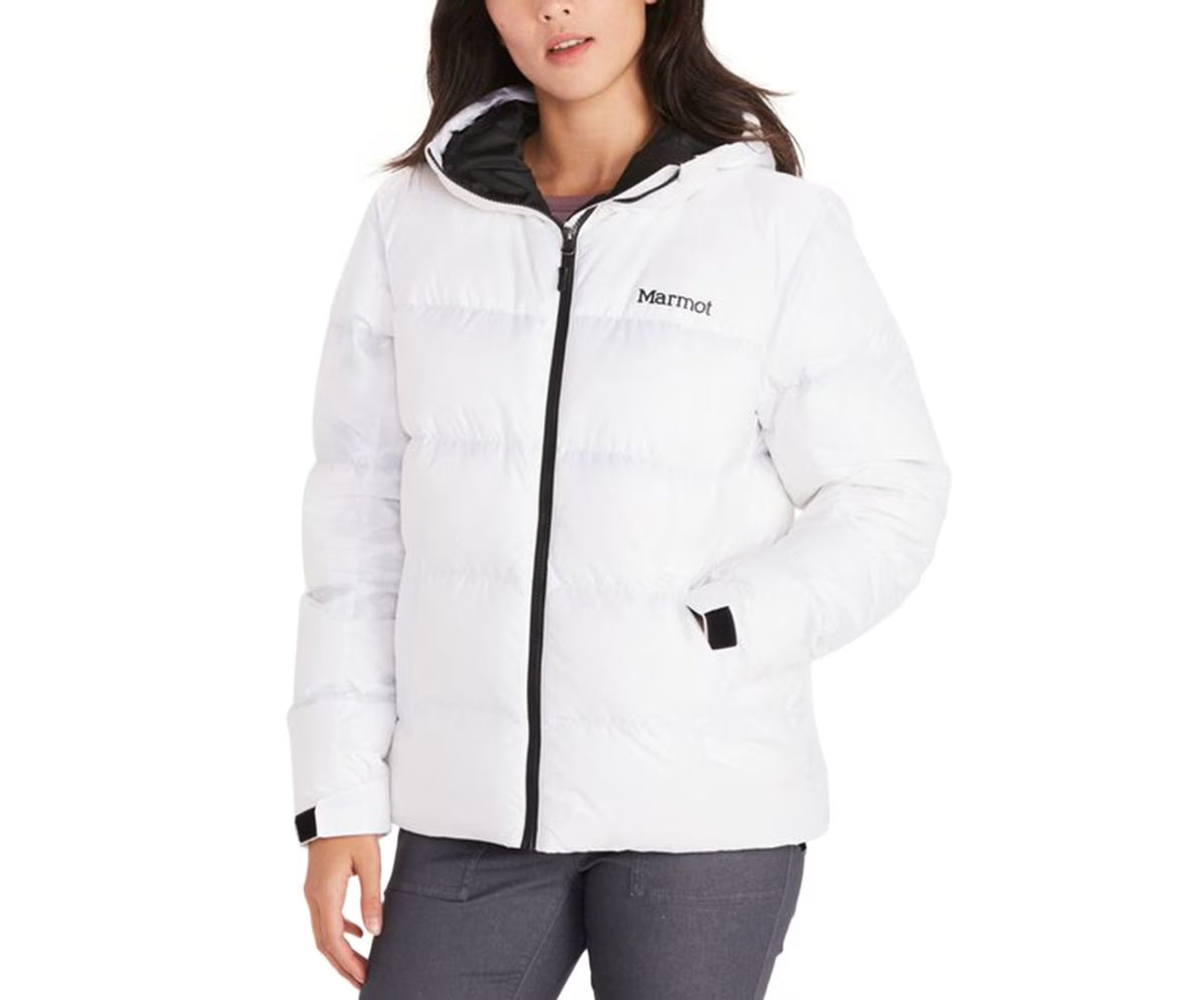 Womens Hooded Down Coat K687