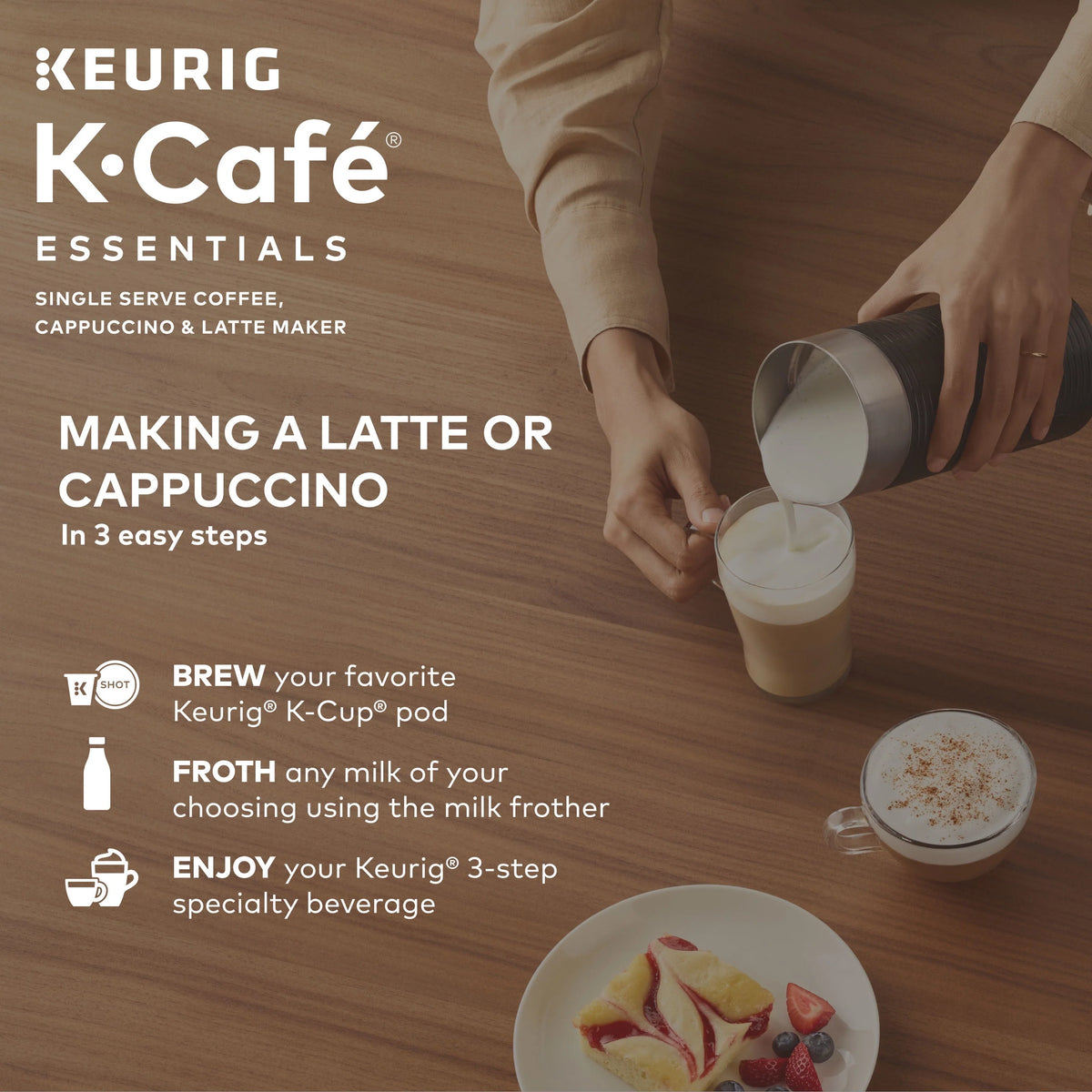 Single Serve K-Cup Pod Coffee Maker, Black C7292