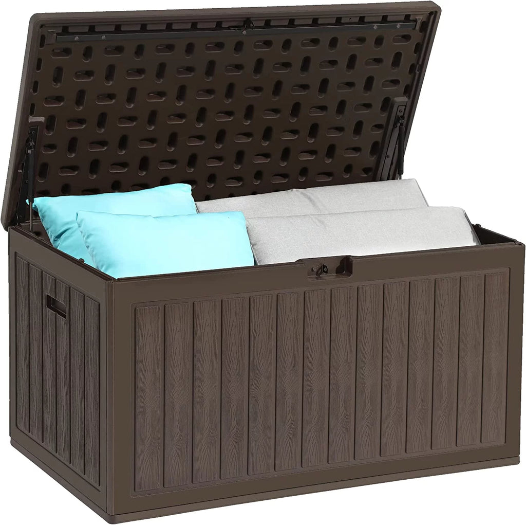 86 Gallon Double-Wall Resin Deck Box D14824