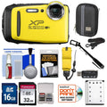 Yellow Waterproof Wi-Fi Digital Camera with 32GB Card A704