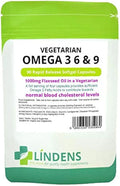 Vegetarian Omega 3 6 9 Flaxseed Oil 180 Capsules 1000mg C808