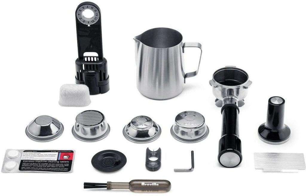Brushed Stainless Steel Espresso Machine H822823