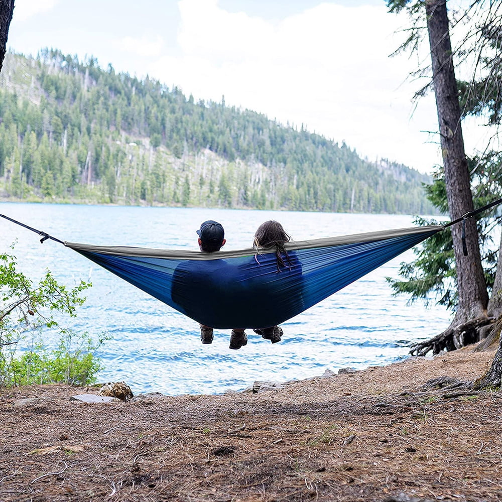 Double Camping Hammock for 2 Persons Portable Outdoor K54646