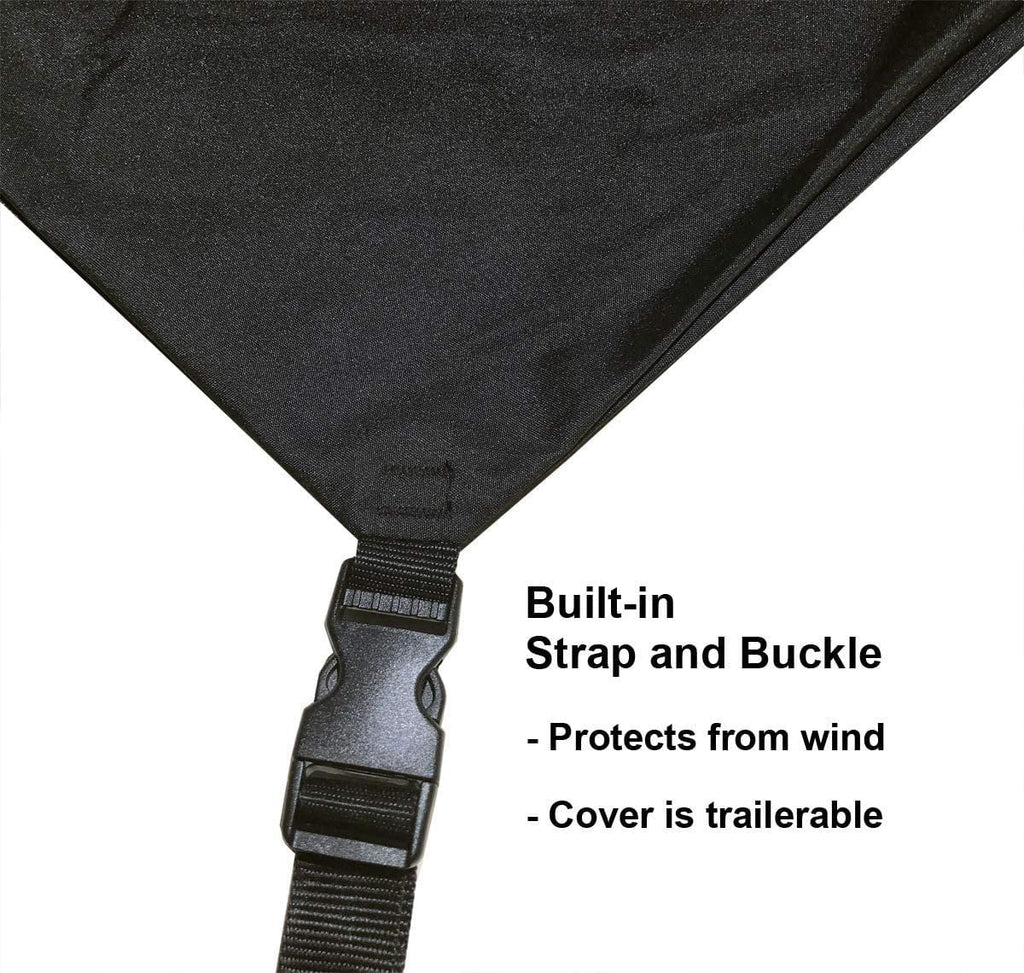 Snowmobile Cover with Built-in Securing Straps and Storage Bag O573322