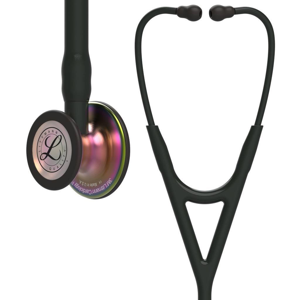 Black / Rainbow Chestpiece Stethoscope P9125